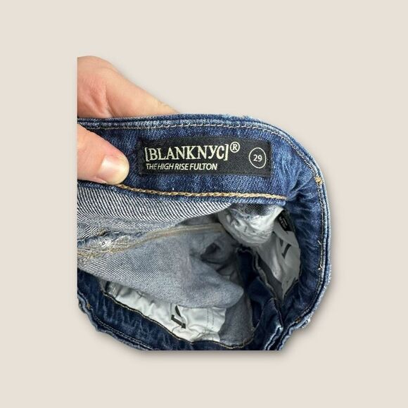 Blank NYC The High Rise Fulton Roll Up Shorts Size 29 - Picture 6 of 8